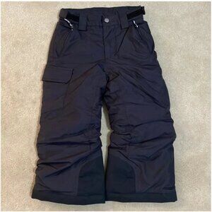 Columbia Omni-Tech black snow pants Size XXS 4/5 adjustable waist